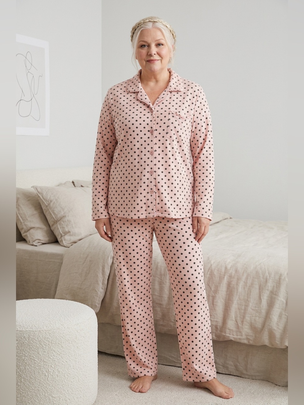 Plus Size Vanity Fair PJ Set with Pants - Size 2X
